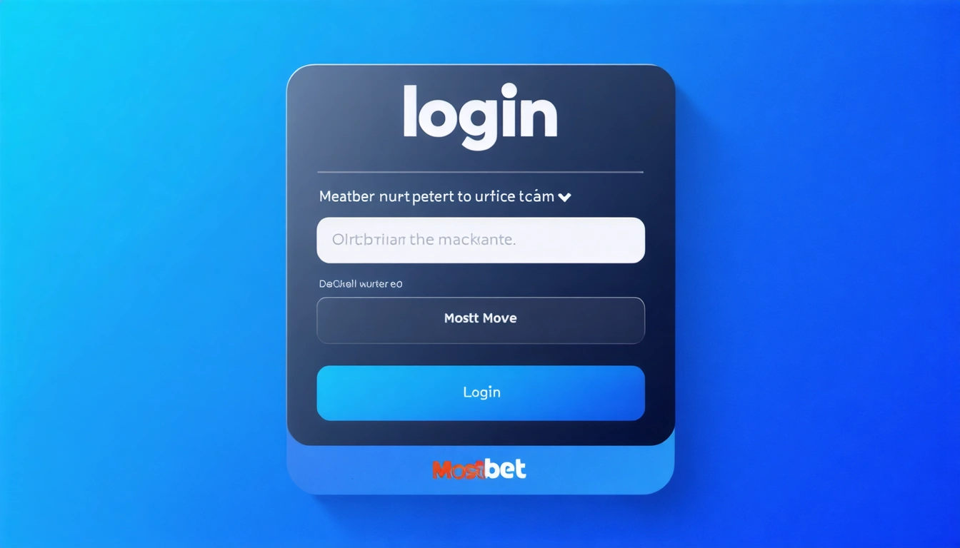 login Mostbet